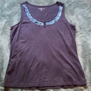 Womens sequined tank